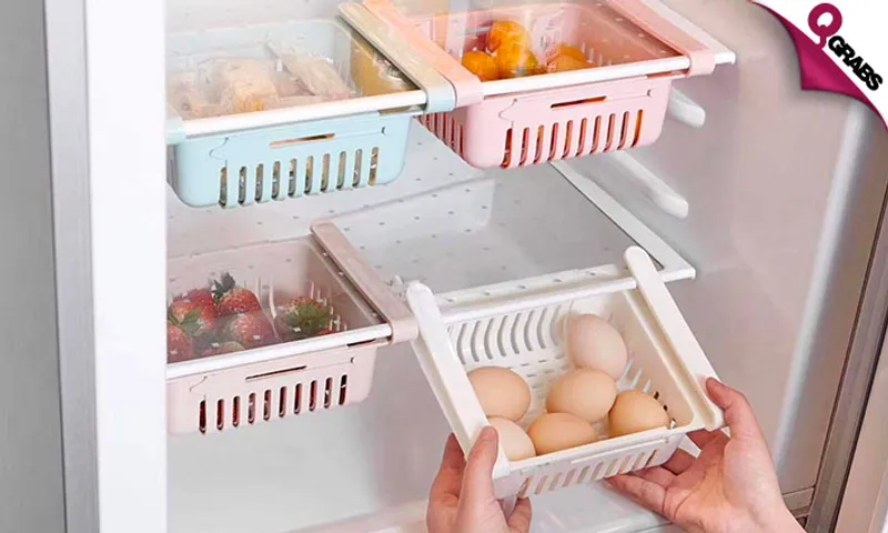 Expandable Fridge Storage Baskets!